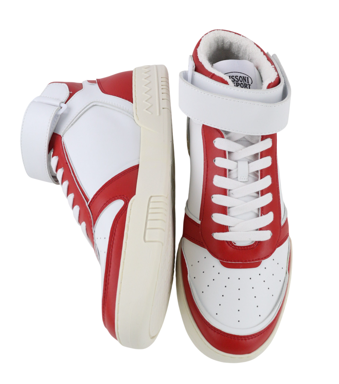 ACBC X MISSONI SHMIBNH unisex sportbačiai su aukštais krepšeliais, EU42, su logotipu ir audinio vidumi. 