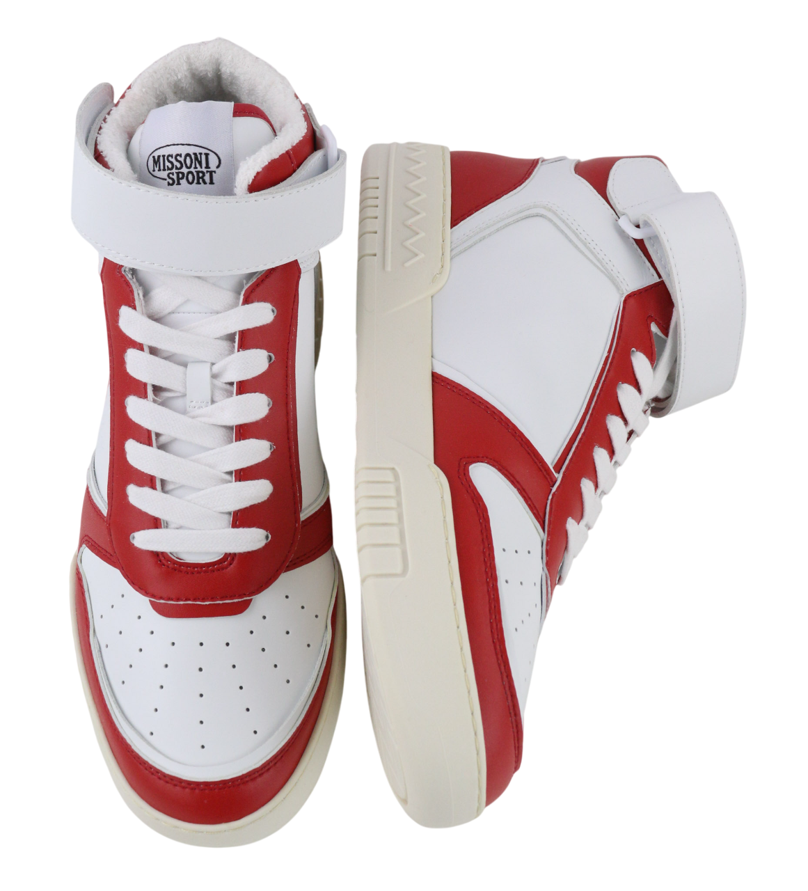 ACBC X MISSONI SHMIBNH unisex sportbačiai su aukštais krepšeliais, dengti audiniu iš logotipo, EU41 