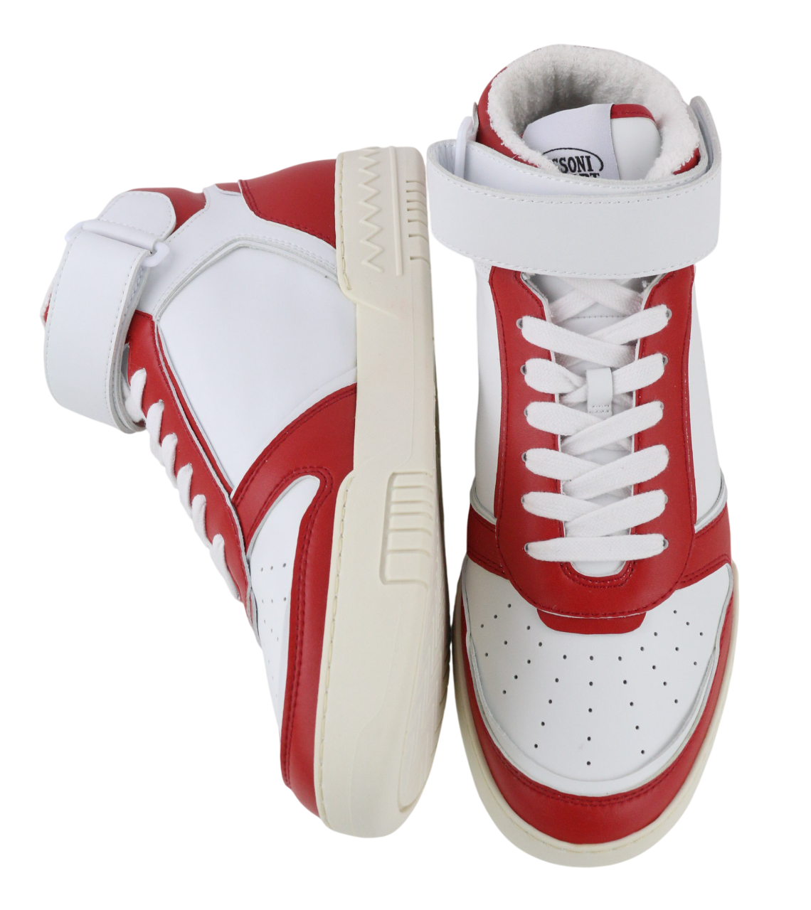 ACBC X MISSONI SHMIBNH unisex sportbačiai su aukštais krepšeliais, dengti audiniu iš logotipo, EU41 