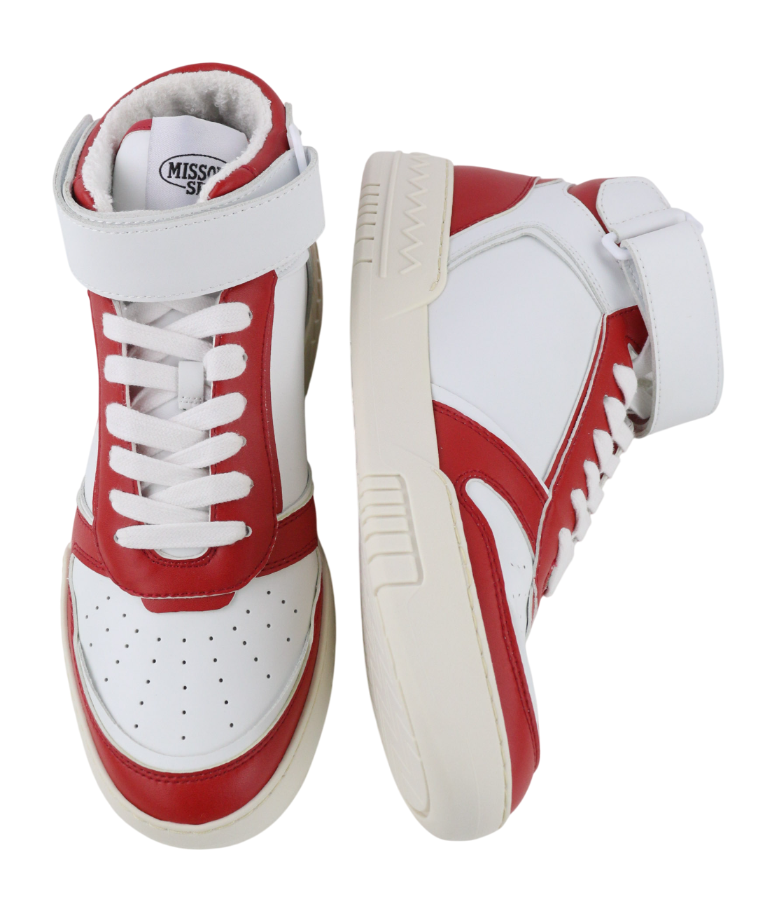 ACBC X MISSONI SHMIBNH unisex sportbačiai su aukštais krepšeliais, EU40, plokščias audinio vidpadis 