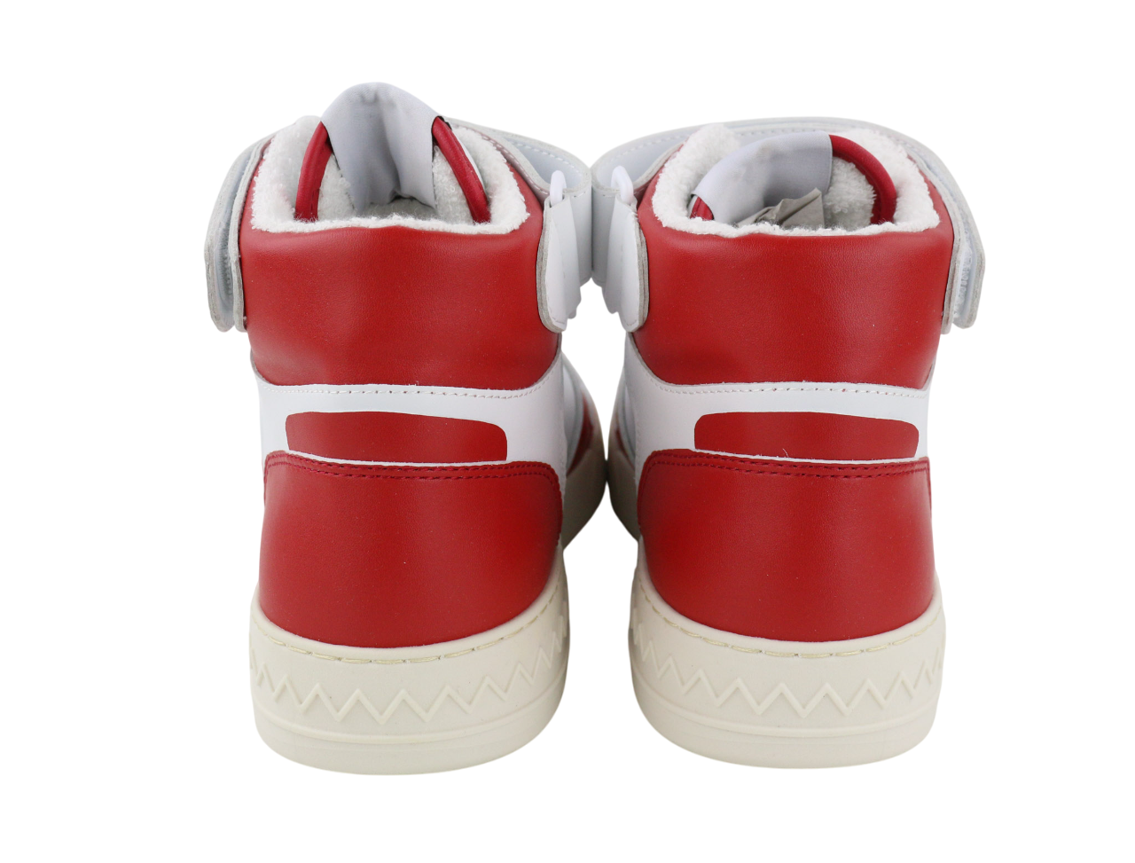 ACBC X MISSONI SHMIBNH Unisex sportbačiai su aukštais krepšeliais, 43 dydžio, balti, apvaliu priekiu. 