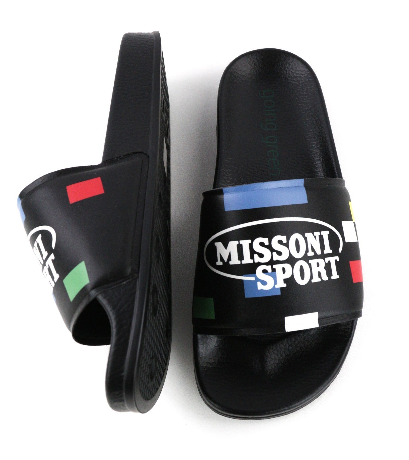 ACBC X MISSONI SHMISPSP „Pixel Pool Slide“ unisex basutės su raišteliais ir raštuotu padu, 39 dydis 