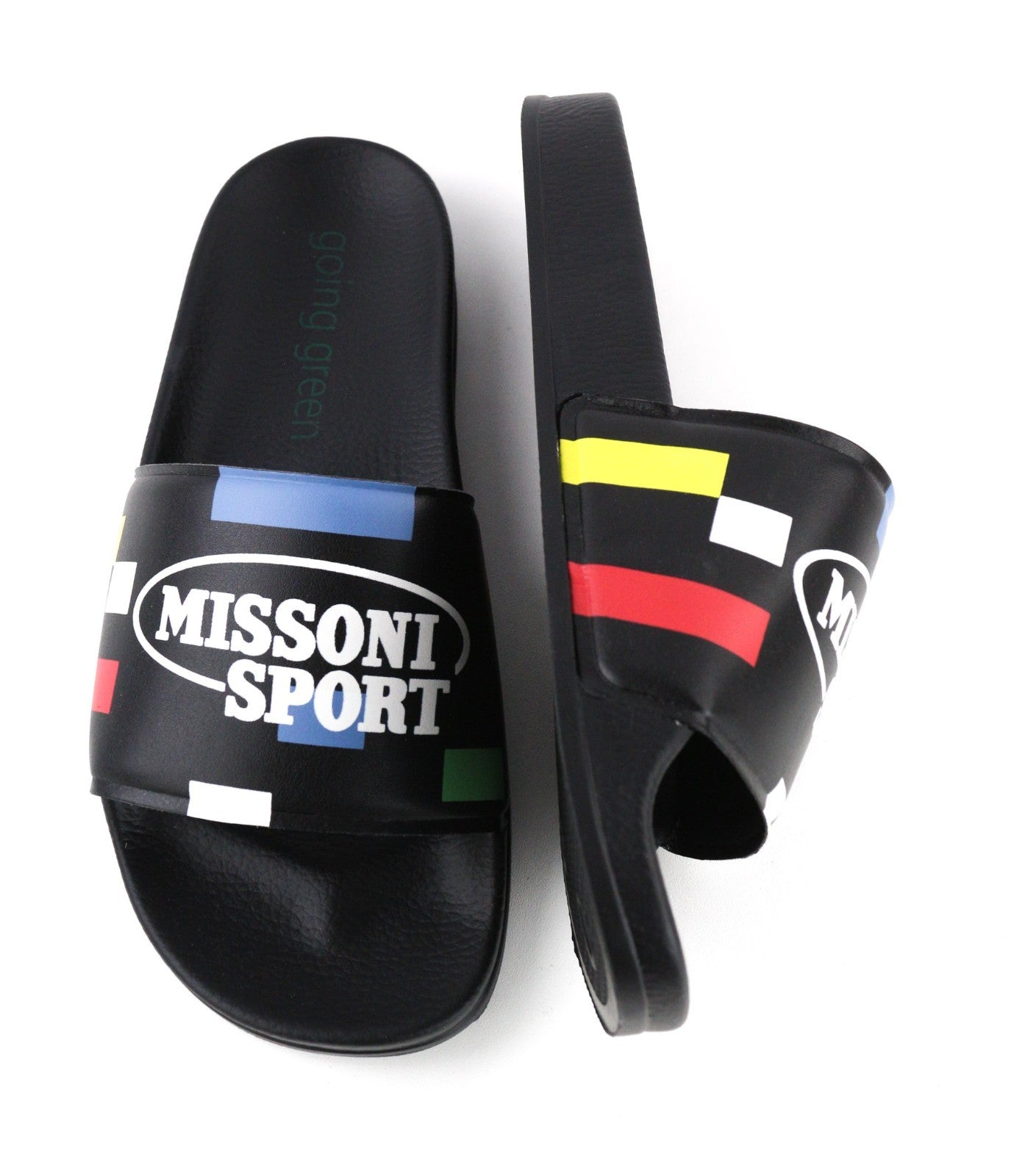 ACBC X MISSONI SHMISPSP „Pixel“ baseino šlepetės unisex basutės, 40 dydžio, margintos, didelės išvaizdos 