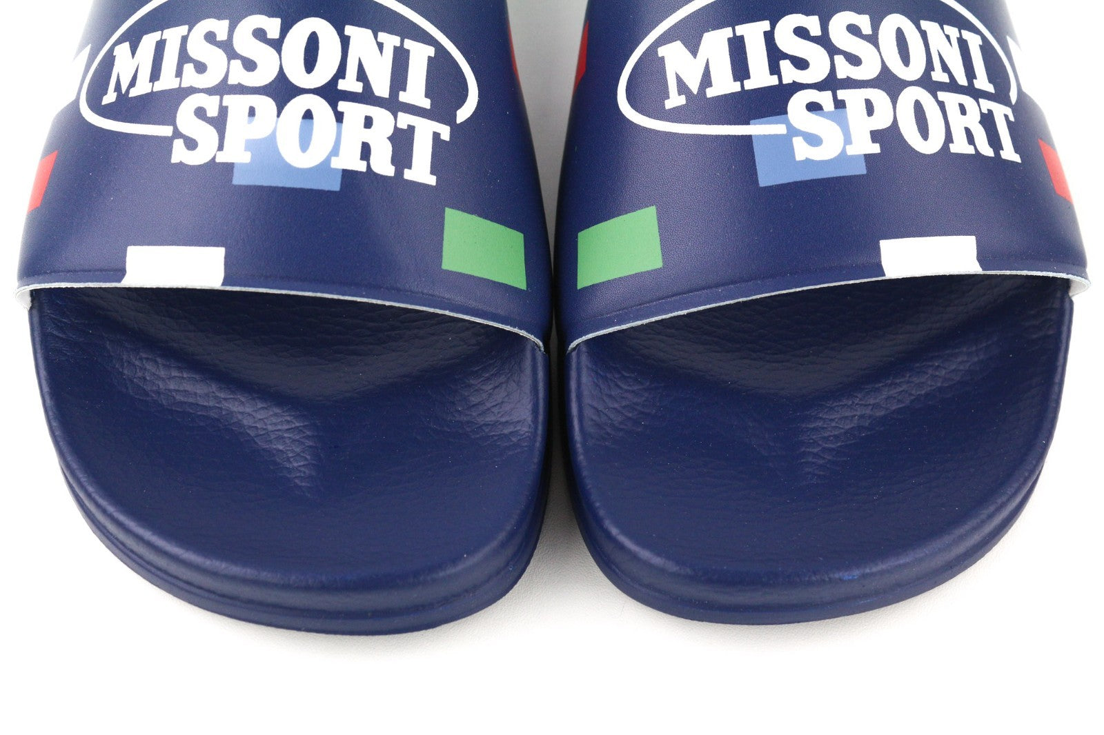 ACBC X MISSONI SHMISPSP „Pixel Pool Slide“ unisex basutės, 43 dydžio, mėlynas guminis padas 