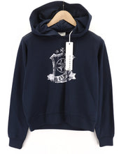 RICHMOND X Women's Sweatshirt S Hoodie Dark Blue Sapphire Printed Long Sleeve