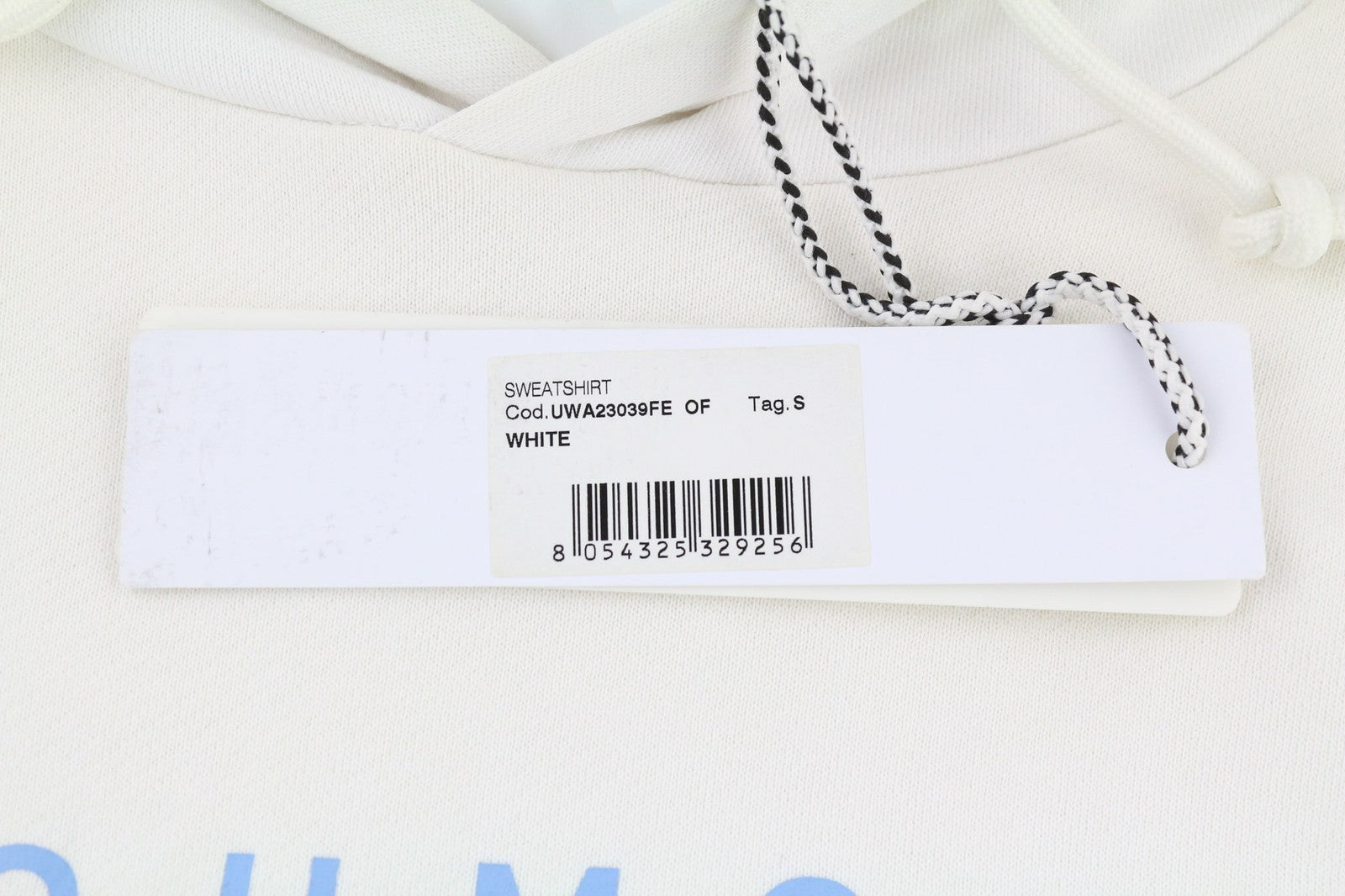 RICHMOND X Men's Sweatshirt S Hoodie White Logo Pullover Pocket Long Sleeve