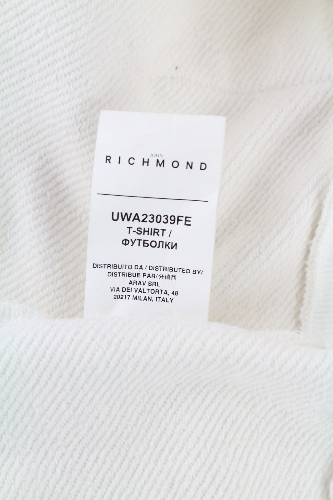 RICHMOND X Men's Sweatshirt S Hoodie White Logo Pullover Pocket Long Sleeve