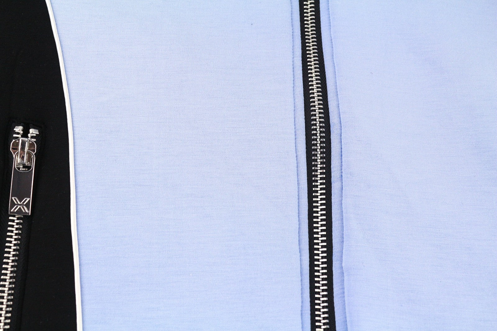 RICHMOND X Men's Sweatshirt M Lined Zipped Jacket Hoodie Blue Long Sleeves