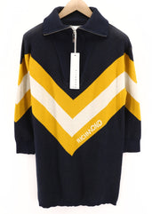 RICHMOND X moteriška megzta suknelė S, spalvinga, ilgomis rankovėmis, be pamušalo 