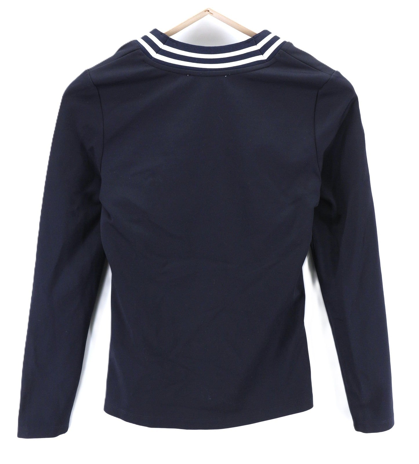 RICHMOND X Women's Jumper S Sapphire V-Neck Logo Pullover Long Sleeve Knit