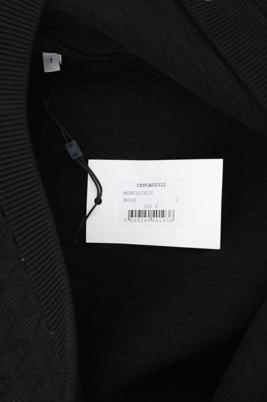 CLAUDIE PIERLOT Women's Cardigan S Black Knit Snap Button Round Neck RRP265