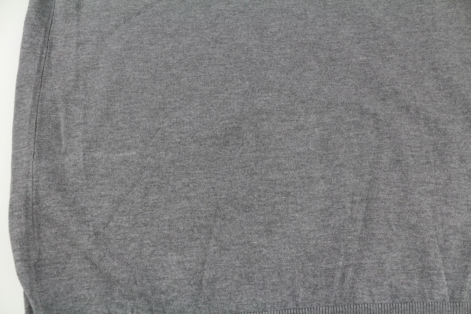 RICHMOND X Men's Jumper M Grey V-Neck Knit Pullover Logo Long Sleeve Casual