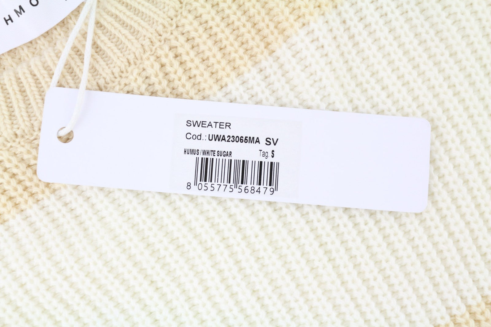 RICHMOND X Women's Jumper S Humus Wool Knit Round Neck Pullover Long Sleeves