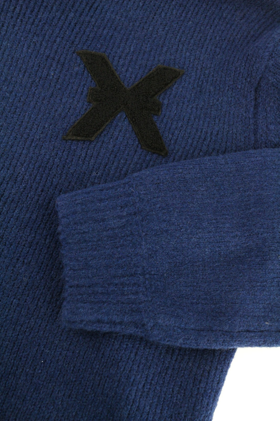 RICHMOND X Women's Jumper S Wool Knit Pullover Long Sleeve Embroidered Logo