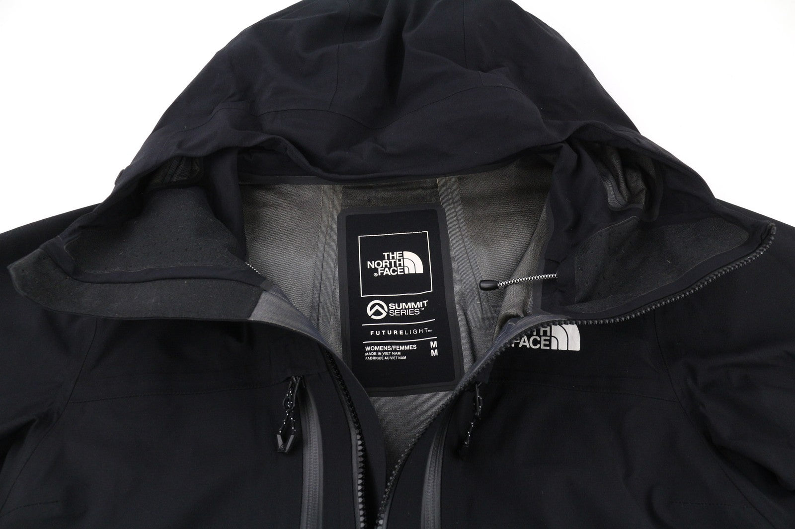 THE NORTH FACE Women's Summit L5 Futurelight Jacket M Black Hooded Seam Taped