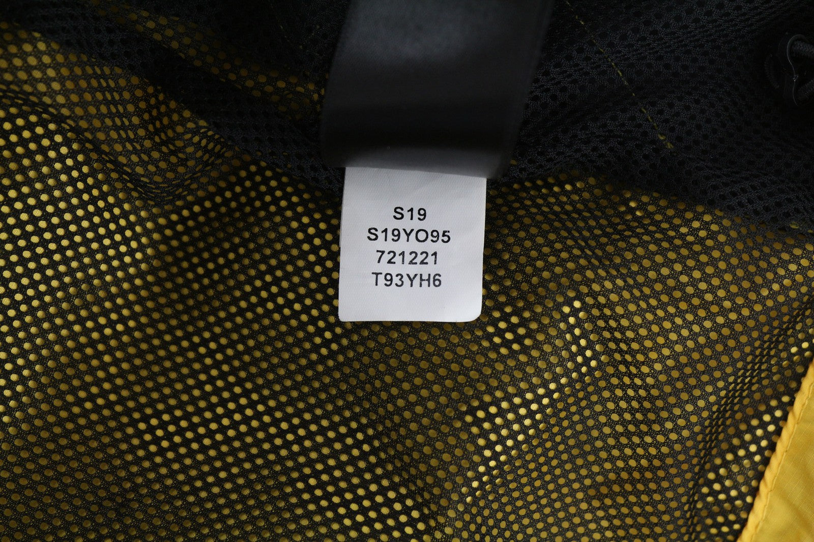 THE NORTH FACE Women's Jacket XL T93YH6 Black Yellow Lined Anorak Hooded Zip