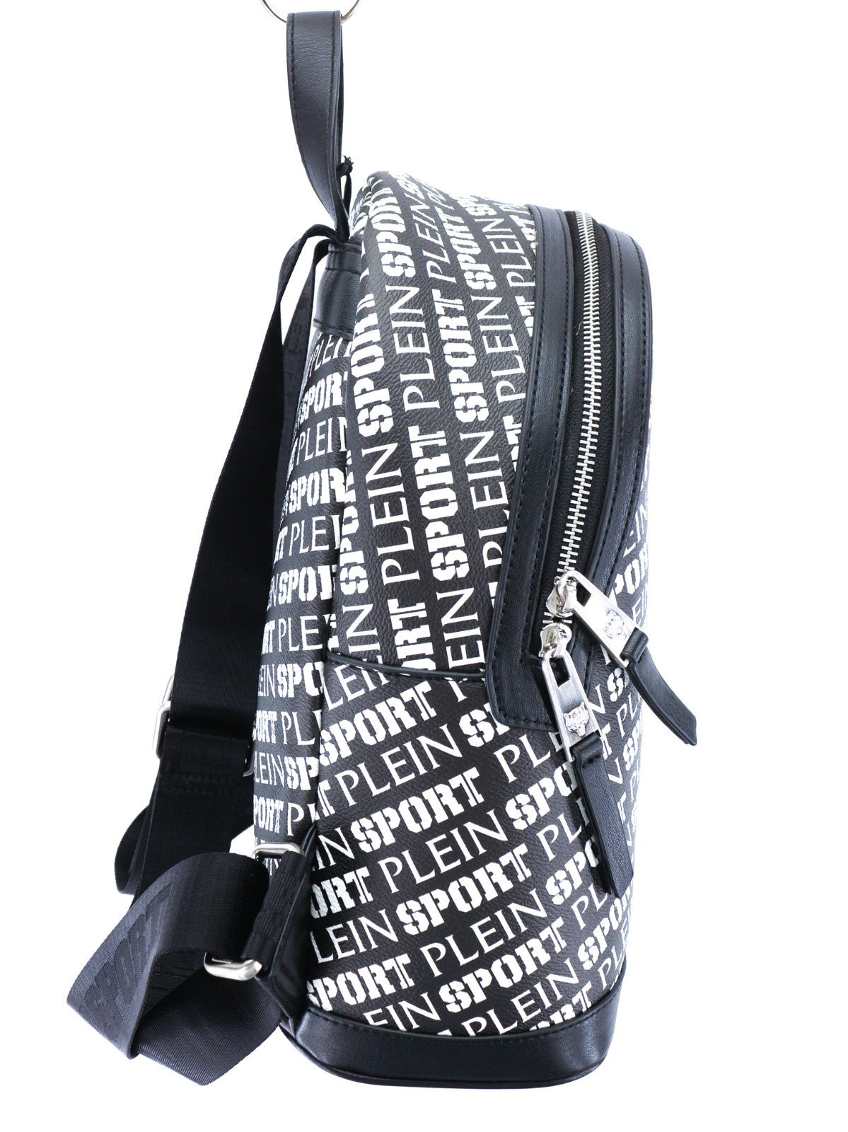 PHILIPP PLEIN moteriška kuprinė, vieno dydžio, „Red Hill“ metalinis žavesio rankinukas su dviguba rankena 