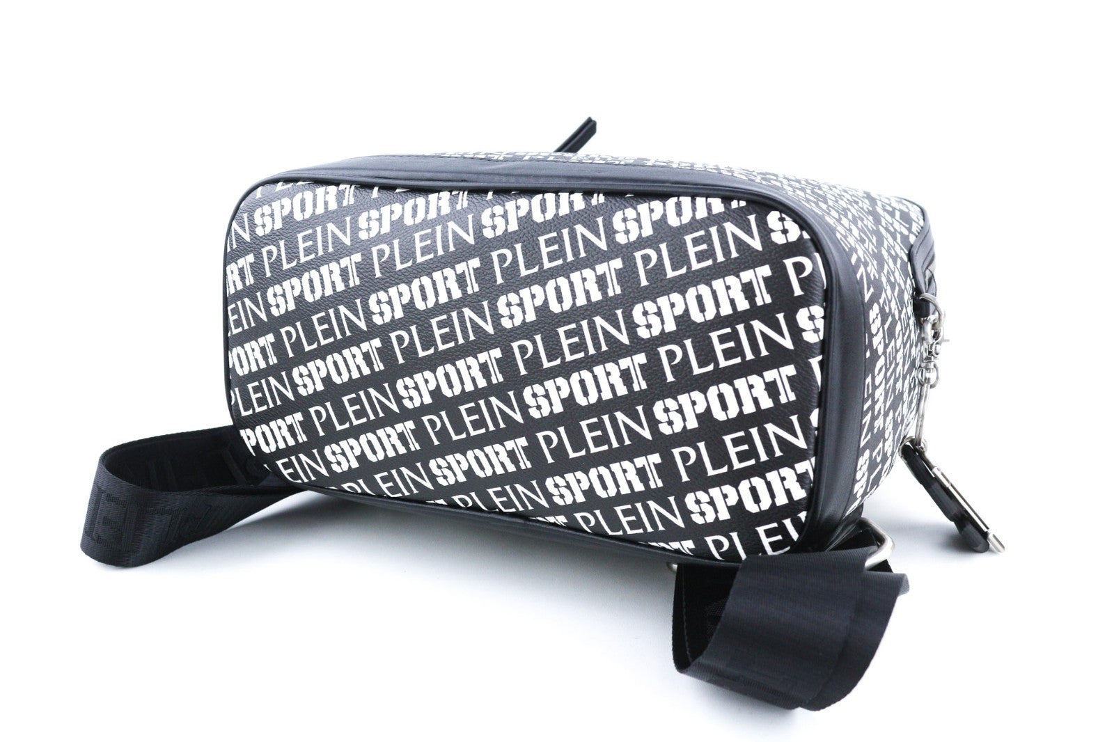 PHILIPP PLEIN moteriška kuprinė, vieno dydžio, „Red Hill“ metalinis žavesio rankinukas su dviguba rankena 