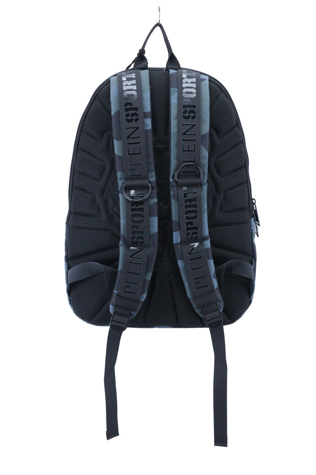 PHILIPP PLEIN vyriška kuprinė, vieno dydžio, su užtrauktuku ir kamufliažiniu raštu. 