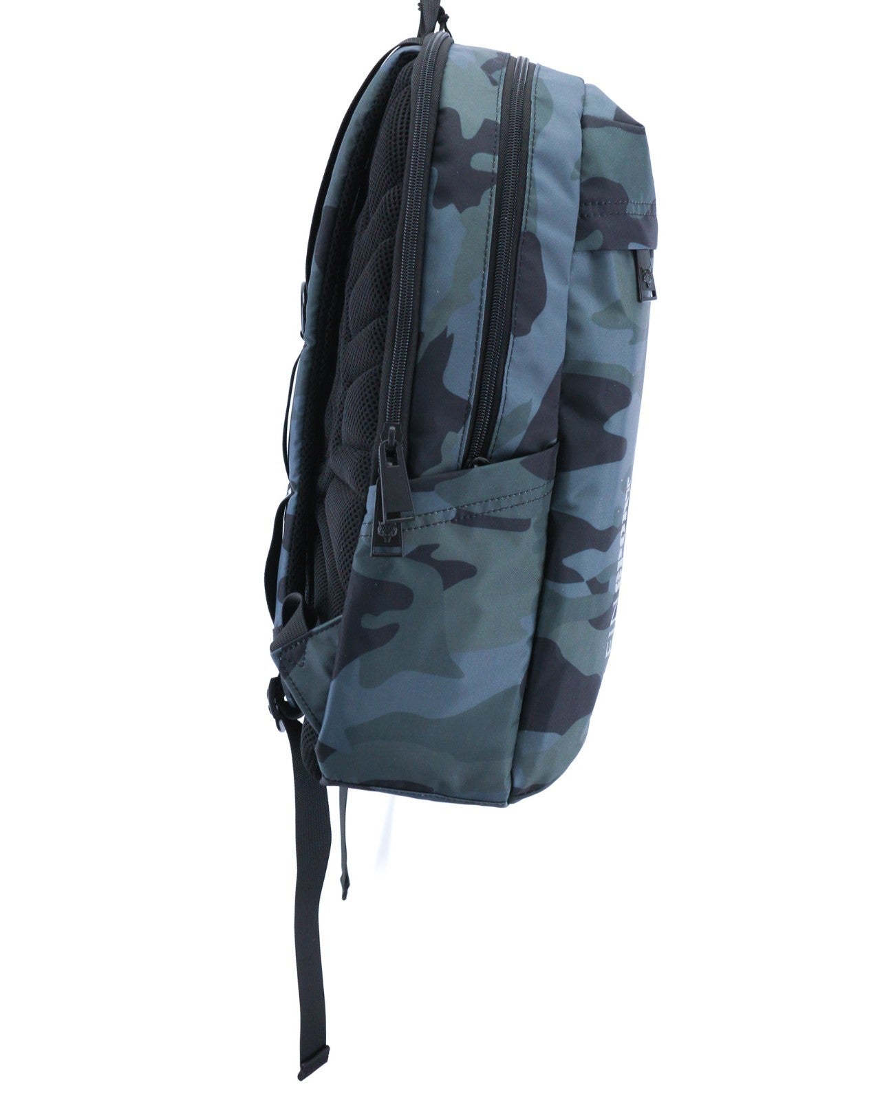 PHILIPP PLEIN vyriška kuprinė, vieno dydžio, su užtrauktuku ir kamufliažiniu raštu. 