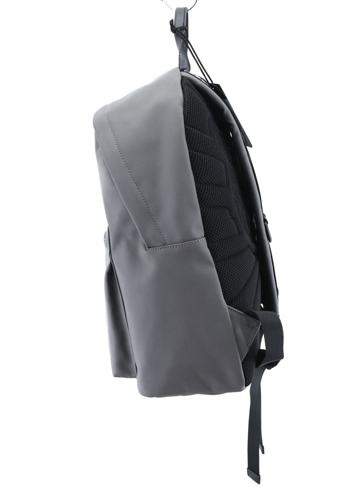 PHILIPP PLEIN moteriška kuprinė, vieno dydžio, pilka, dviguba reguliuojamo dydžio rankinė Bostono stiliaus, su pamušalu. 