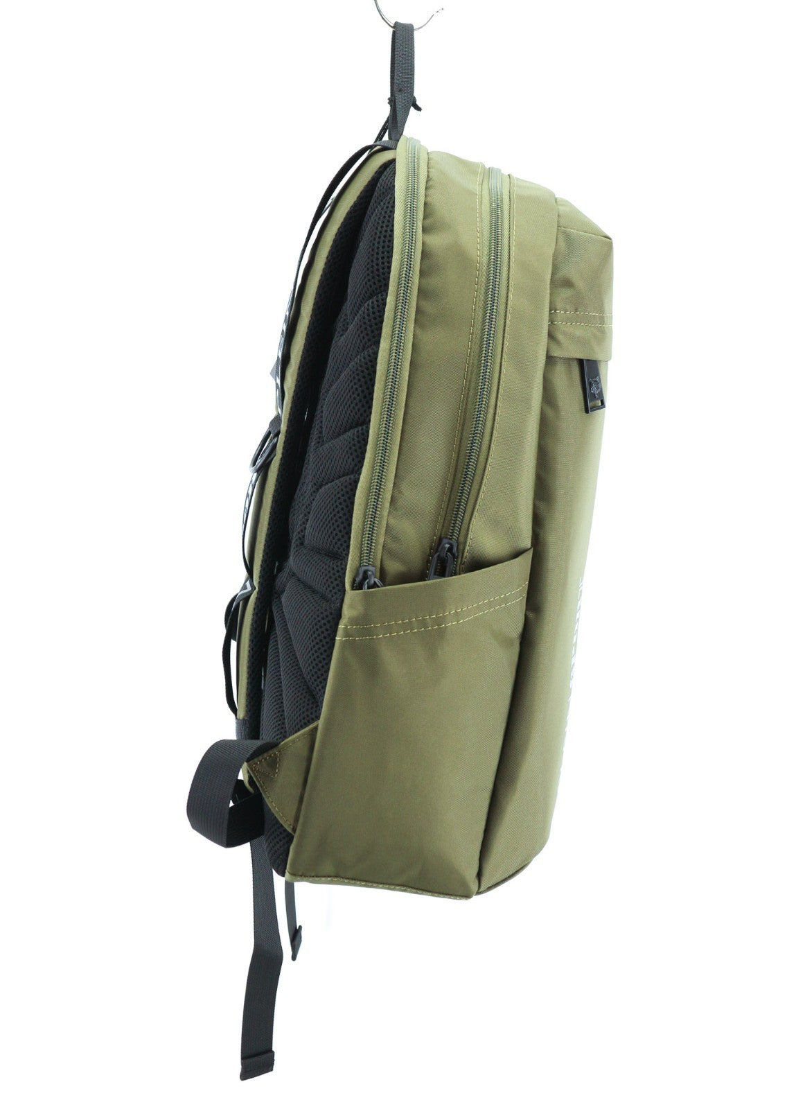 PHILIPP PLEIN vyriška kuprinė, vieno dydžio, „Philadelphia“ žalia, su užtrauktuku ir pamušalu. 