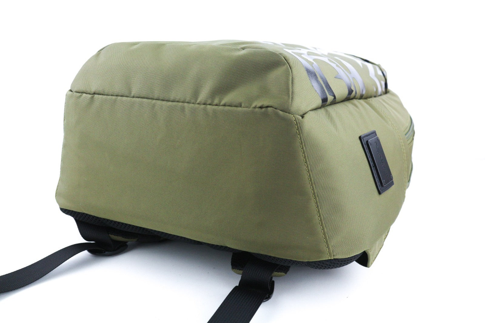 PHILIPP PLEIN vyriška kuprinė, vieno dydžio, „Philadelphia“ žalia, su užtrauktuku ir pamušalu. 