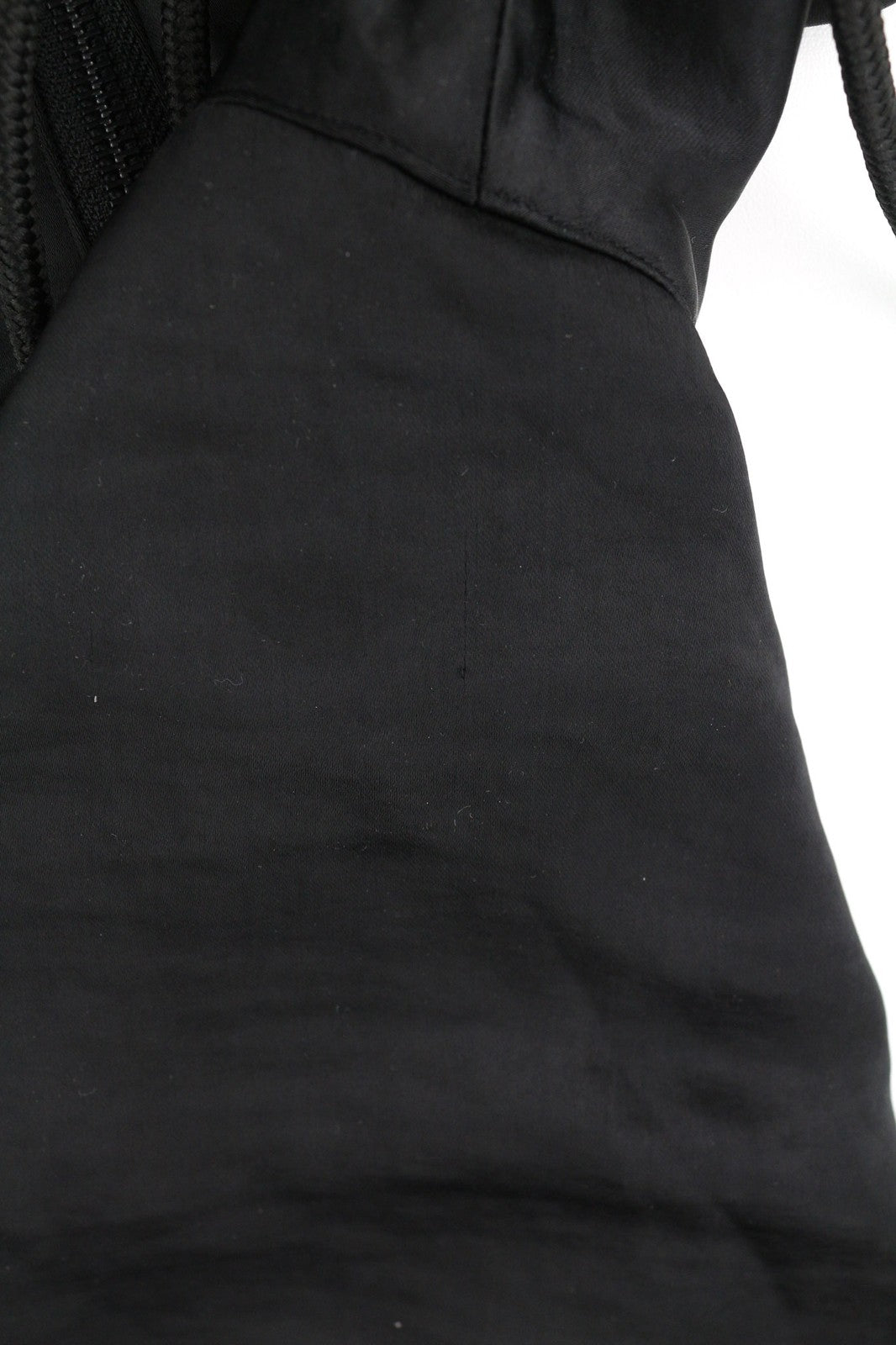 RICHMOND X Women's Sweatshirt 40 Black Two-Way Zip Cropped Hooded Strap Detail