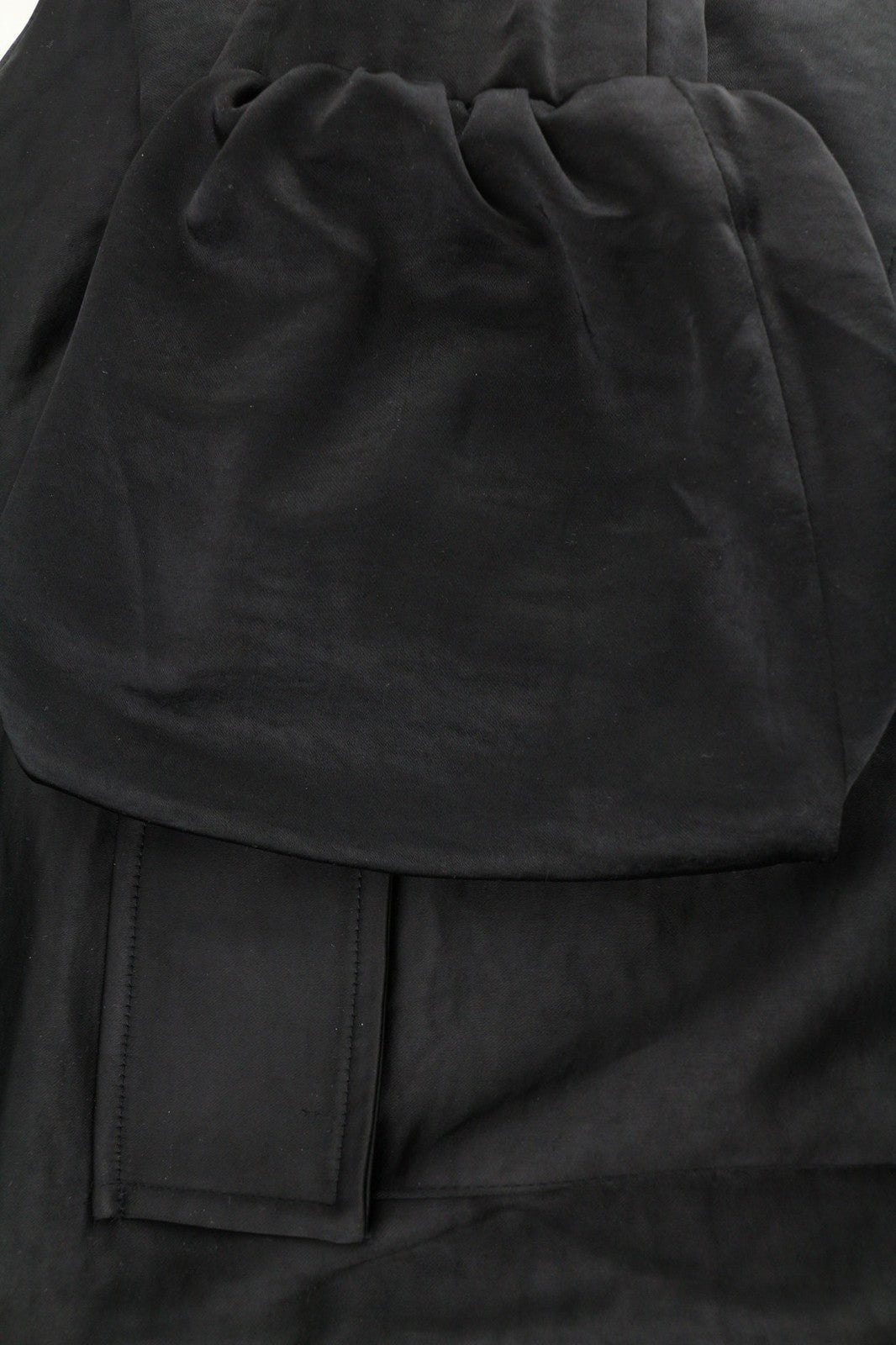 RICHMOND X Women's Sweatshirt 40 Black Two-Way Zip Cropped Hooded Strap Detail