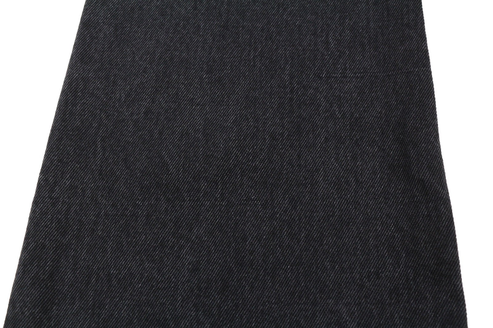 OFF-WHITE Women's Jeans W28 Black Slim Flare Vintage Pure Cotton Denim Casual