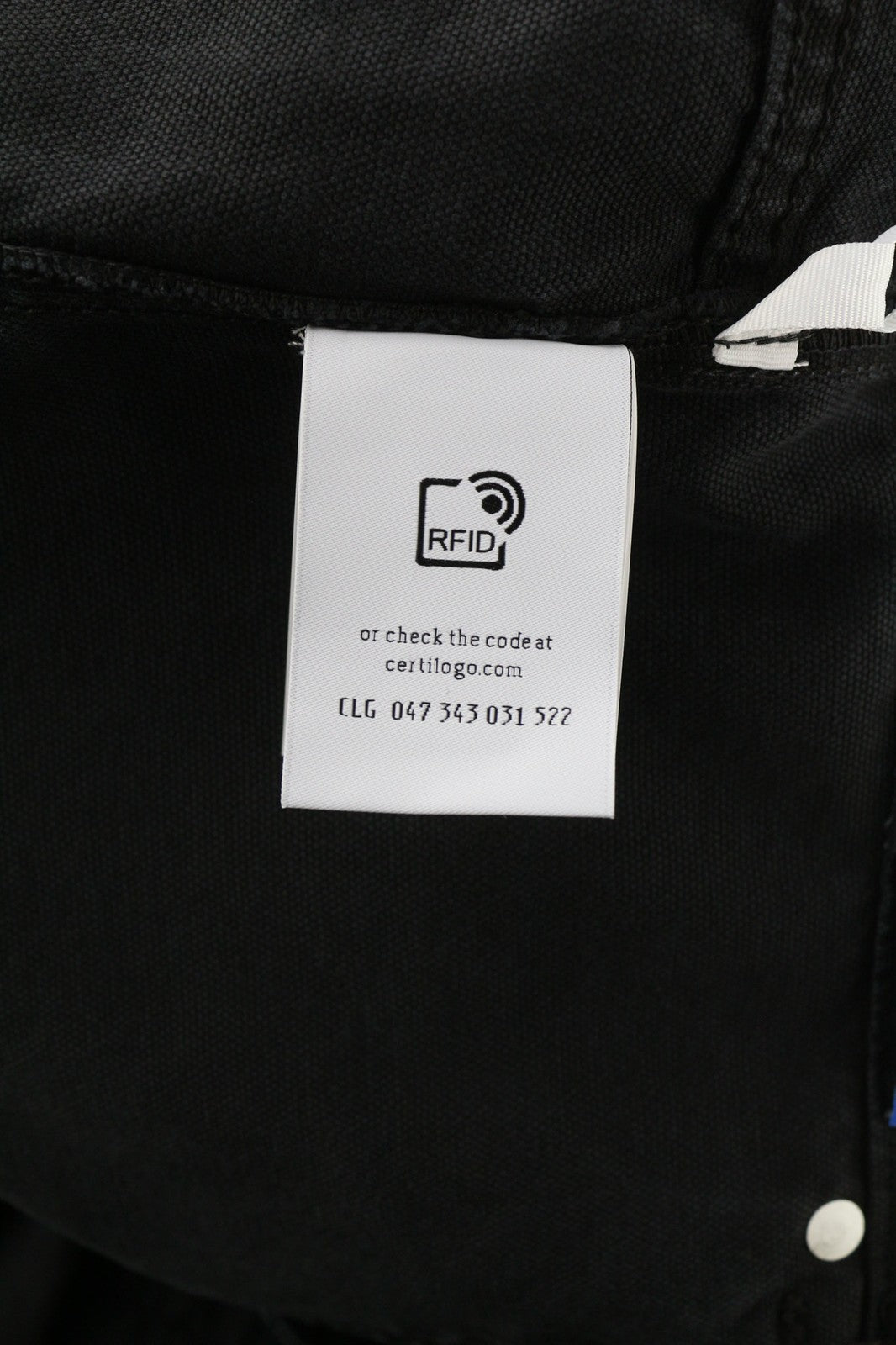 OFF-WHITE vyriškos kelnės W34 Cargo Fit grynos medvilnės juodos spalvos su sagomis, dažytos RRP799 