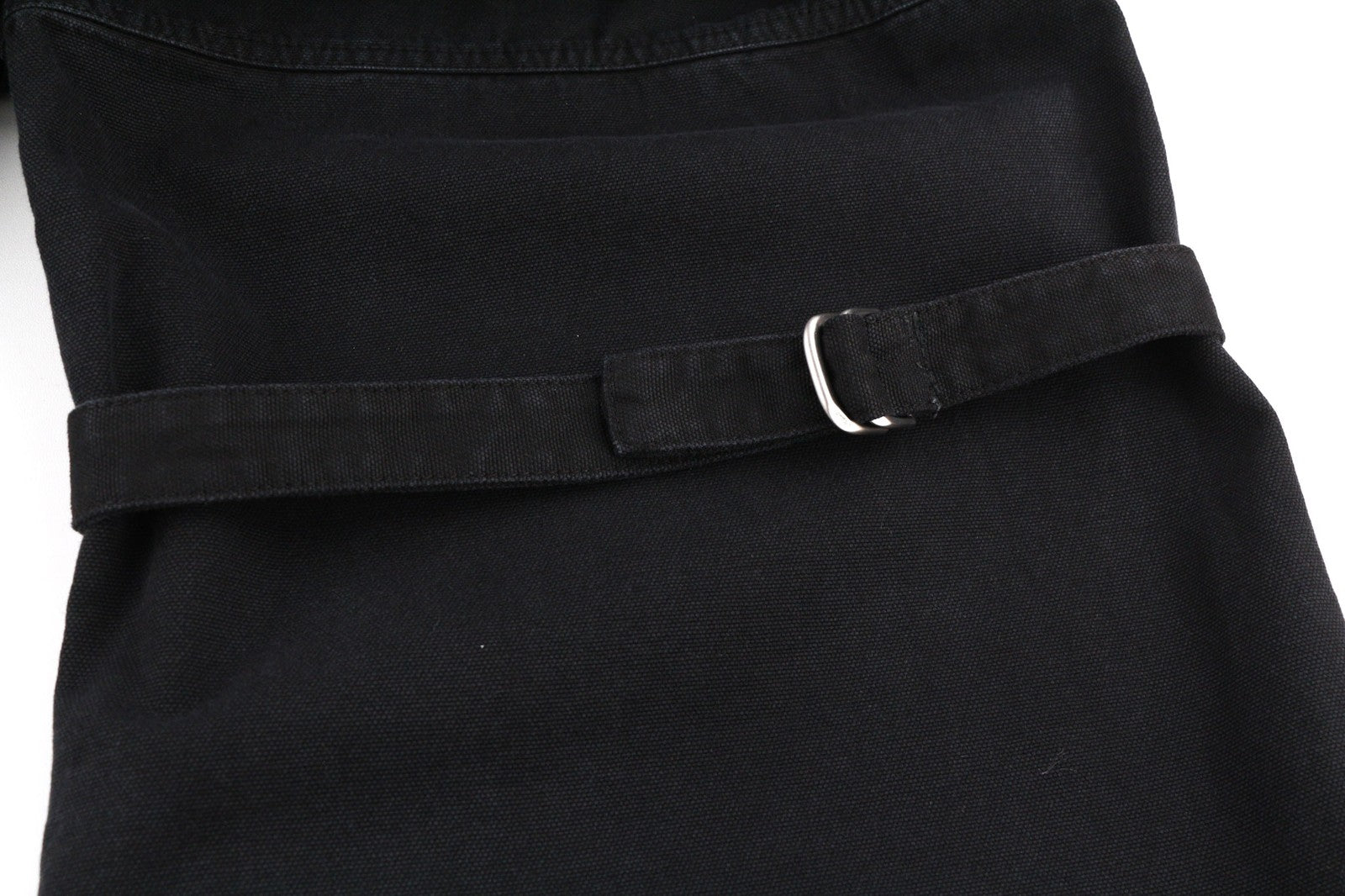 OFF-WHITE vyriškos kelnės W34 Cargo Fit grynos medvilnės juodos spalvos su sagomis, dažytos RRP799 