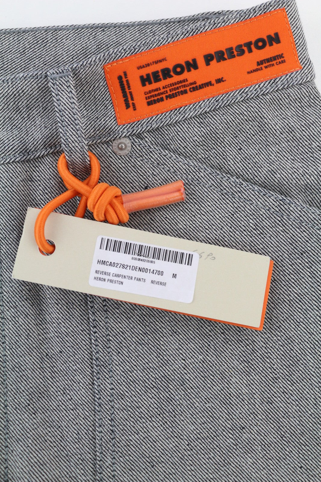 HERON PRESTON vyriškos kelnės M dydžio, skalbtos, šviesiai mėlynos, tiesios medvilninės kelnės su sagomis 