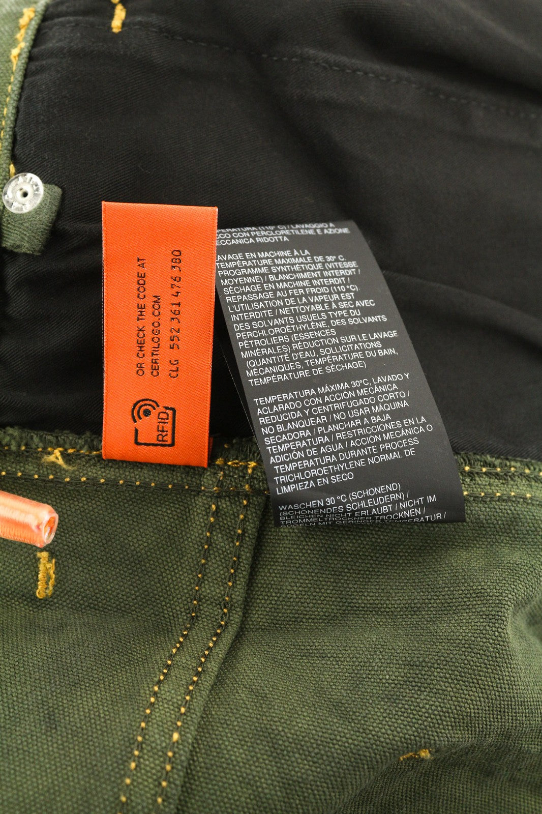 HERON PRESTON vyriškos žalios medvilninės kelnės su užtrauktuku, laisvalaikio, tiesaus kirpimo, RRP 450 