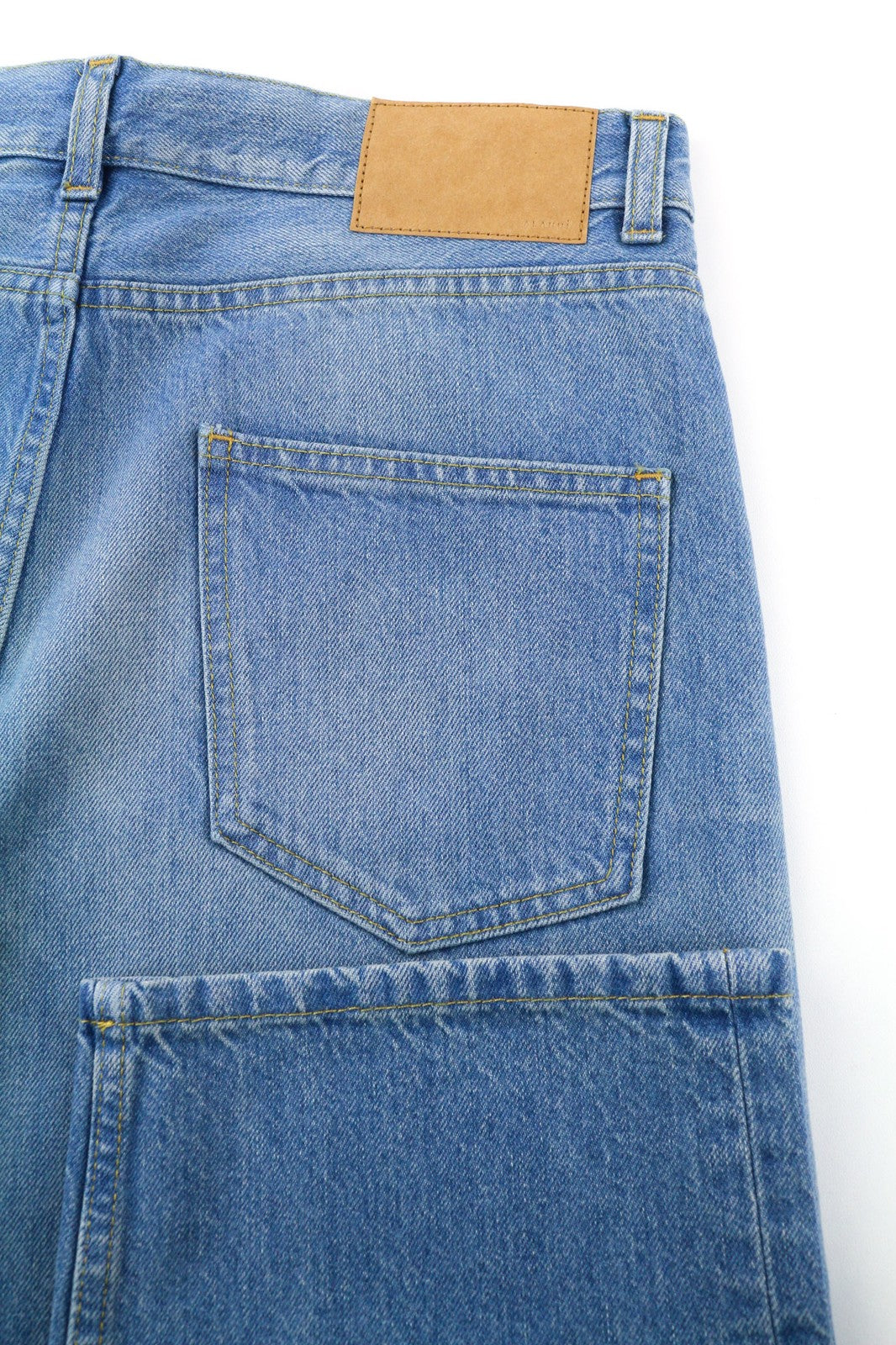 ALANUI Men's Jeans W31 Washed Blue Pure Cotton Straight Denim RRP499