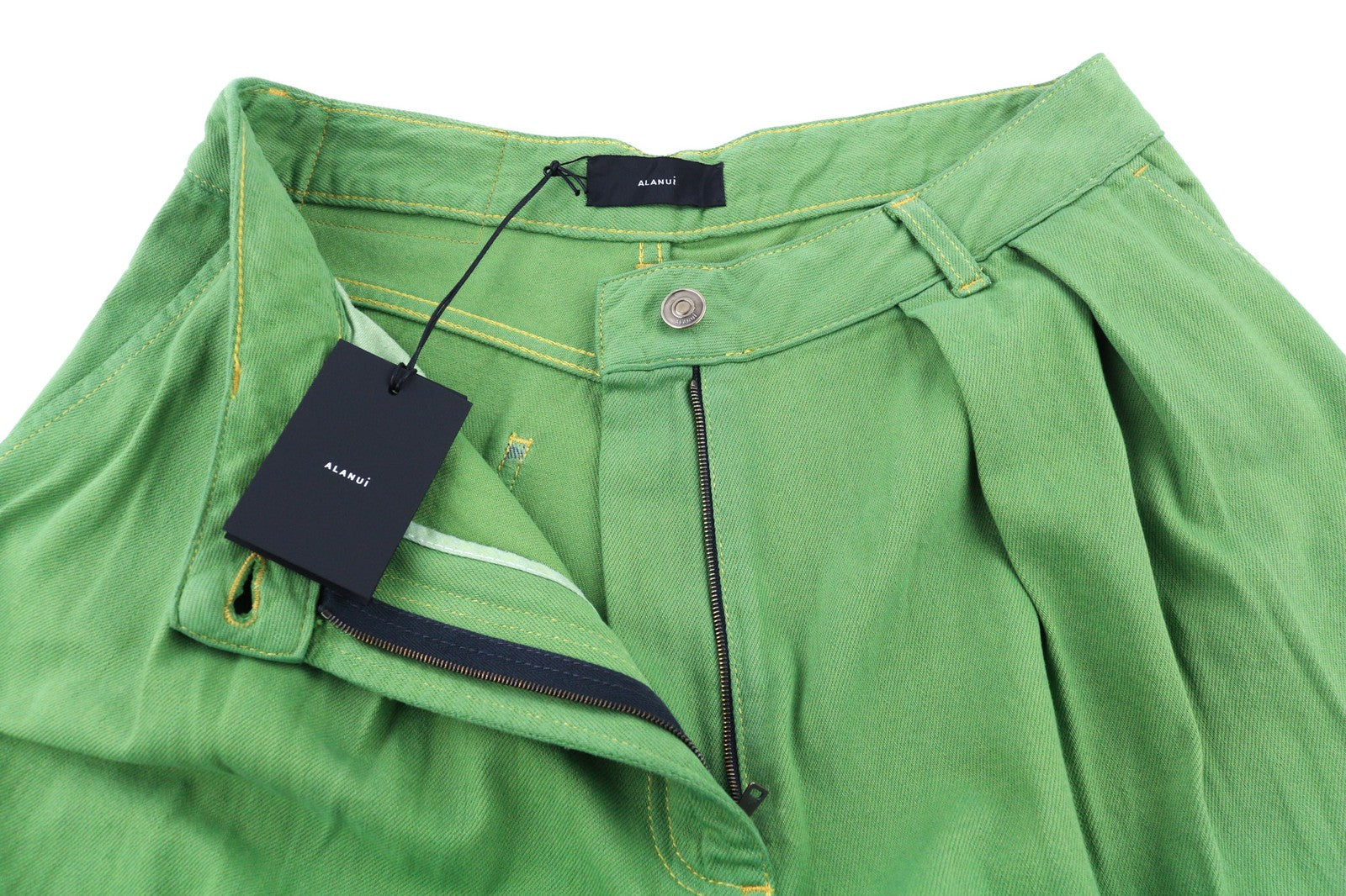 ALANUI Women's Jeans W29 Magic Journey Blue Green Wide Fit Tye-Dye RRP649