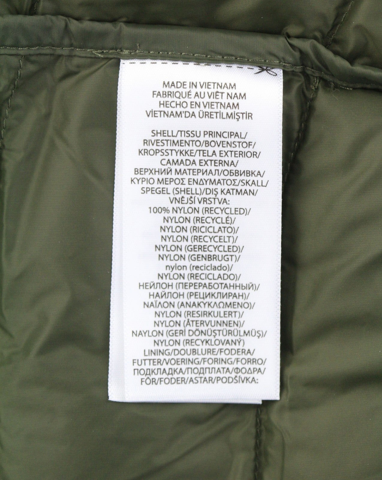 RALPH LAUREN Terra vyriška liemenė, 2XL, žalia, dygsniuota, su paminkštintu užtrauktuku, RRP439 