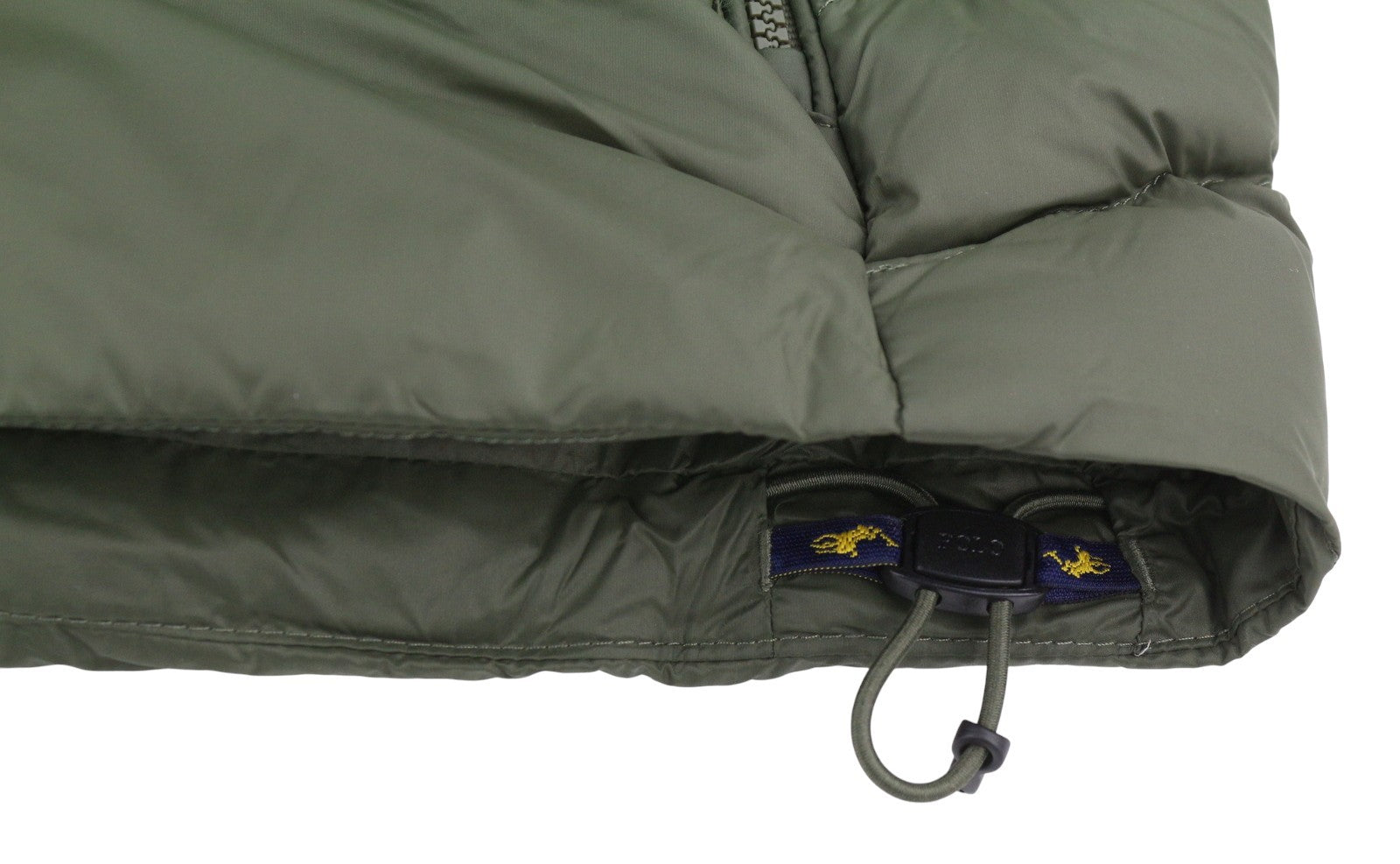 RALPH LAUREN Terra vyriška liemenė, 2XL, žalia, dygsniuota, su paminkštintu užtrauktuku, RRP439 