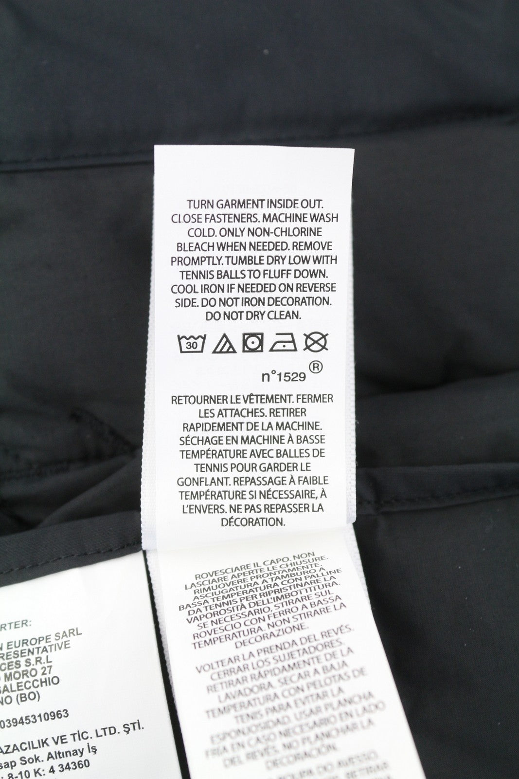 RALPH LAUREN Elmwood vyriška liemenė M, juoda, su ančių pūkų užpildu, dygsniuota, su gobtuvu ir užtrauktuku 