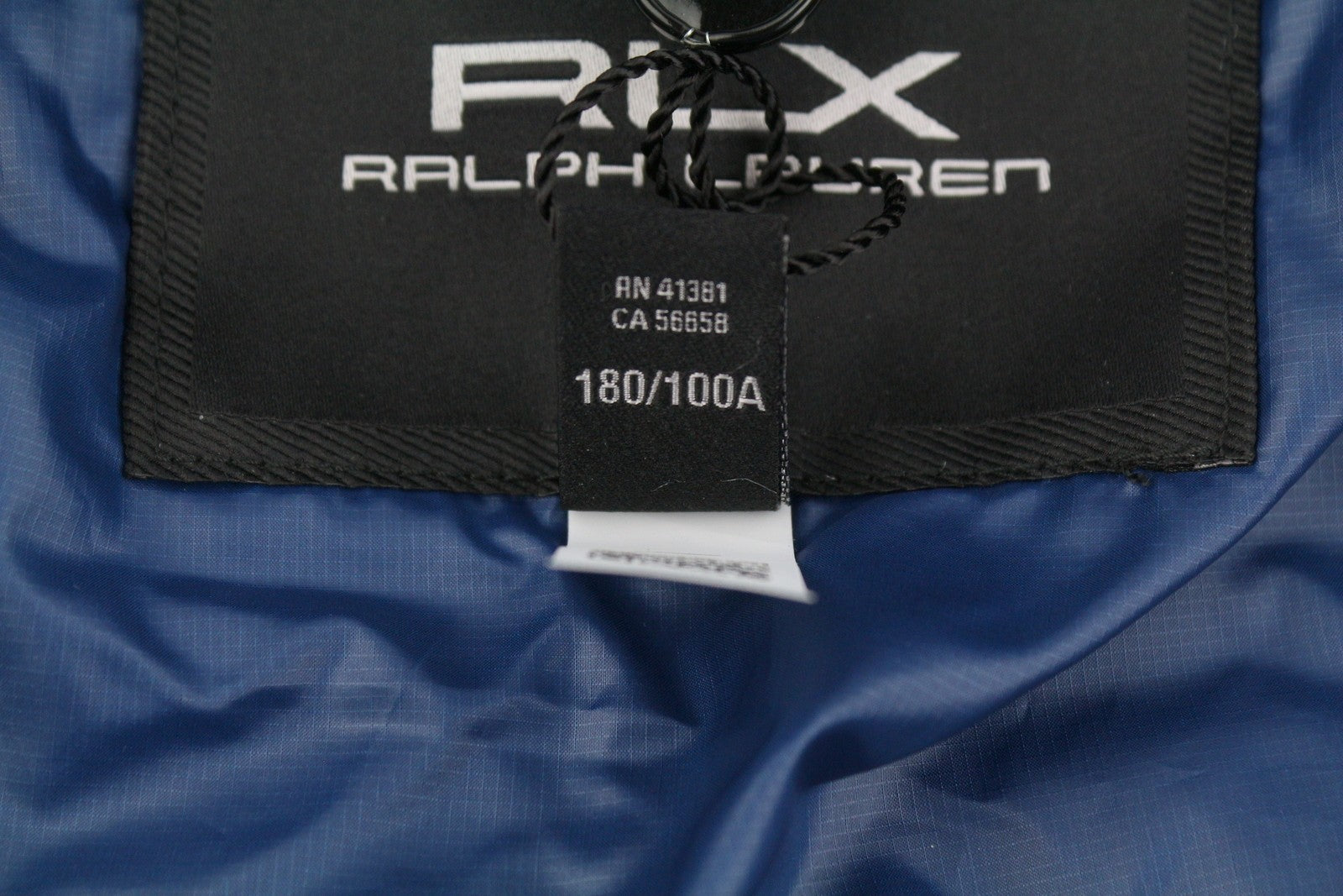 RLX RALPH LAUREN Dalston vyriška striukė L, mėlyna, su Pertex Quantum pūkų užpildu, RRP460 