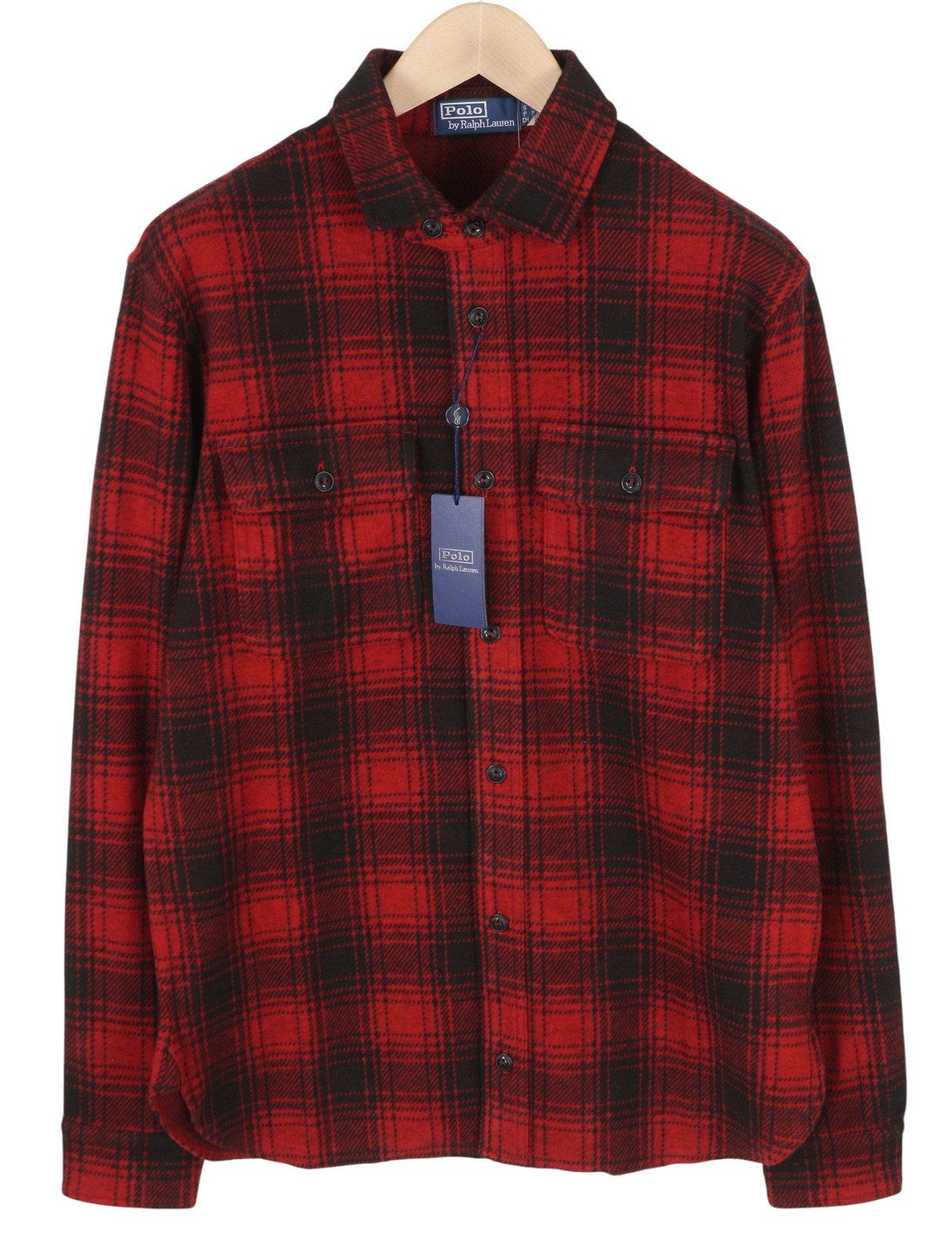 RALPH LAUREN vyriški marškinėliai S, raudoni, flaneliniai, tamprūs, languoti, minkšti, sagomis užsegami, laisvalaikio stiliaus. 