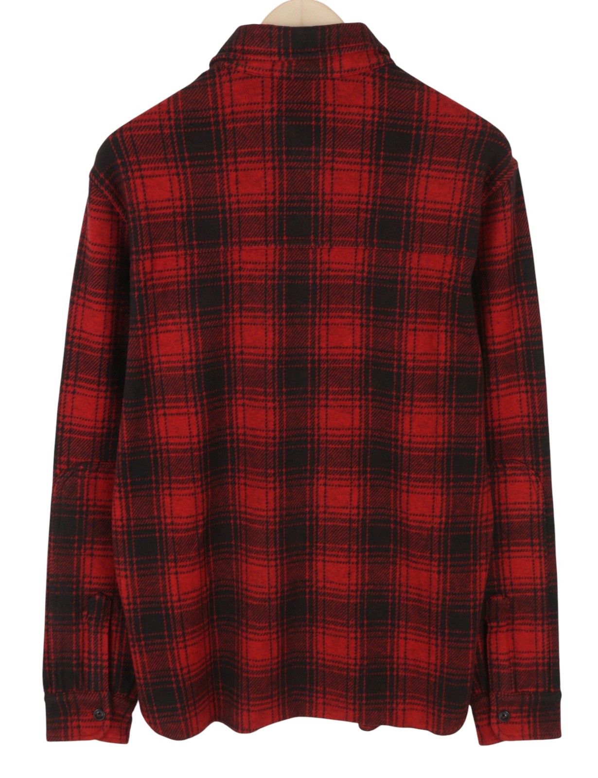 RALPH LAUREN vyriški marškinėliai S, raudoni, flaneliniai, tamprūs, languoti, minkšti, sagomis užsegami, laisvalaikio stiliaus. 