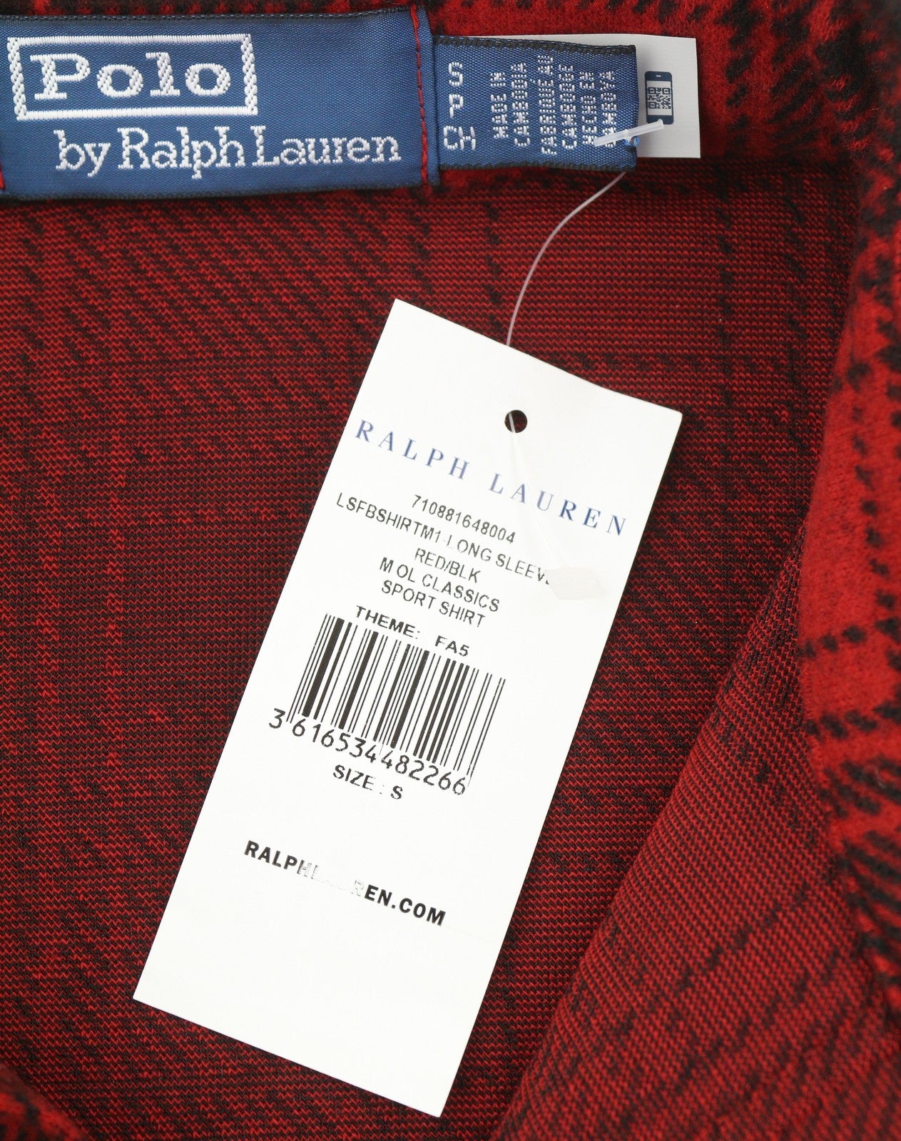 RALPH LAUREN vyriški marškinėliai S, raudoni, flaneliniai, tamprūs, languoti, minkšti, sagomis užsegami, laisvalaikio stiliaus. 