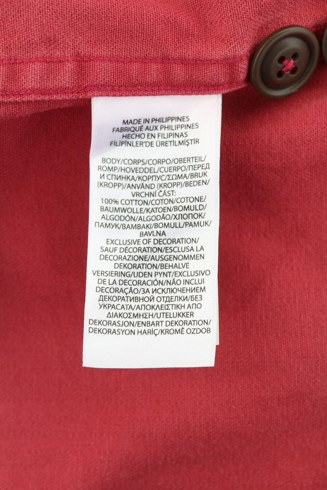 RALPH LAUREN vyriški marškinėliai M, raudoni, išblukę, klasikinio kirpimo, su sagomis užsegamomis kišenėmis, laisvalaikio stiliaus. 