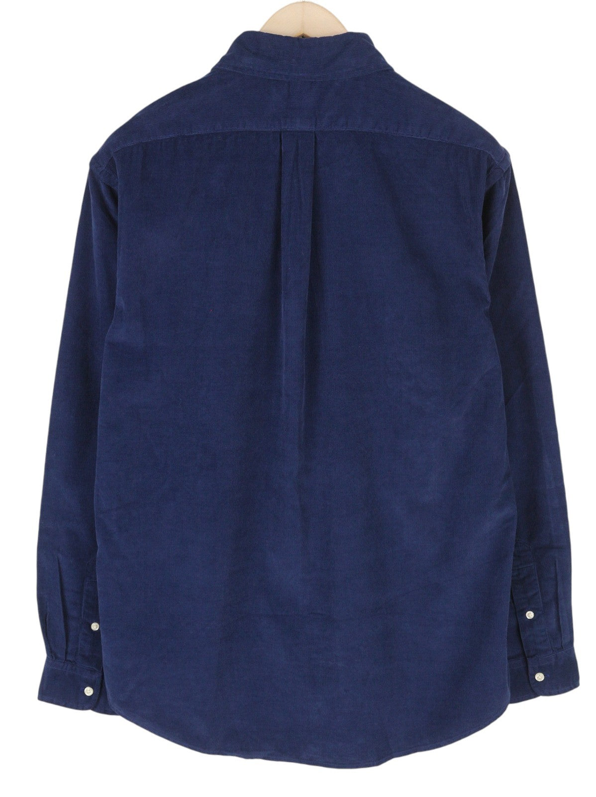 RALPH LAUREN vyriški marškinėliai, L dydžio, mėlyni, velvetiniai, individualaus kirpimo, su sagomis atspausdinta iškirpte, logotipas RRP169 