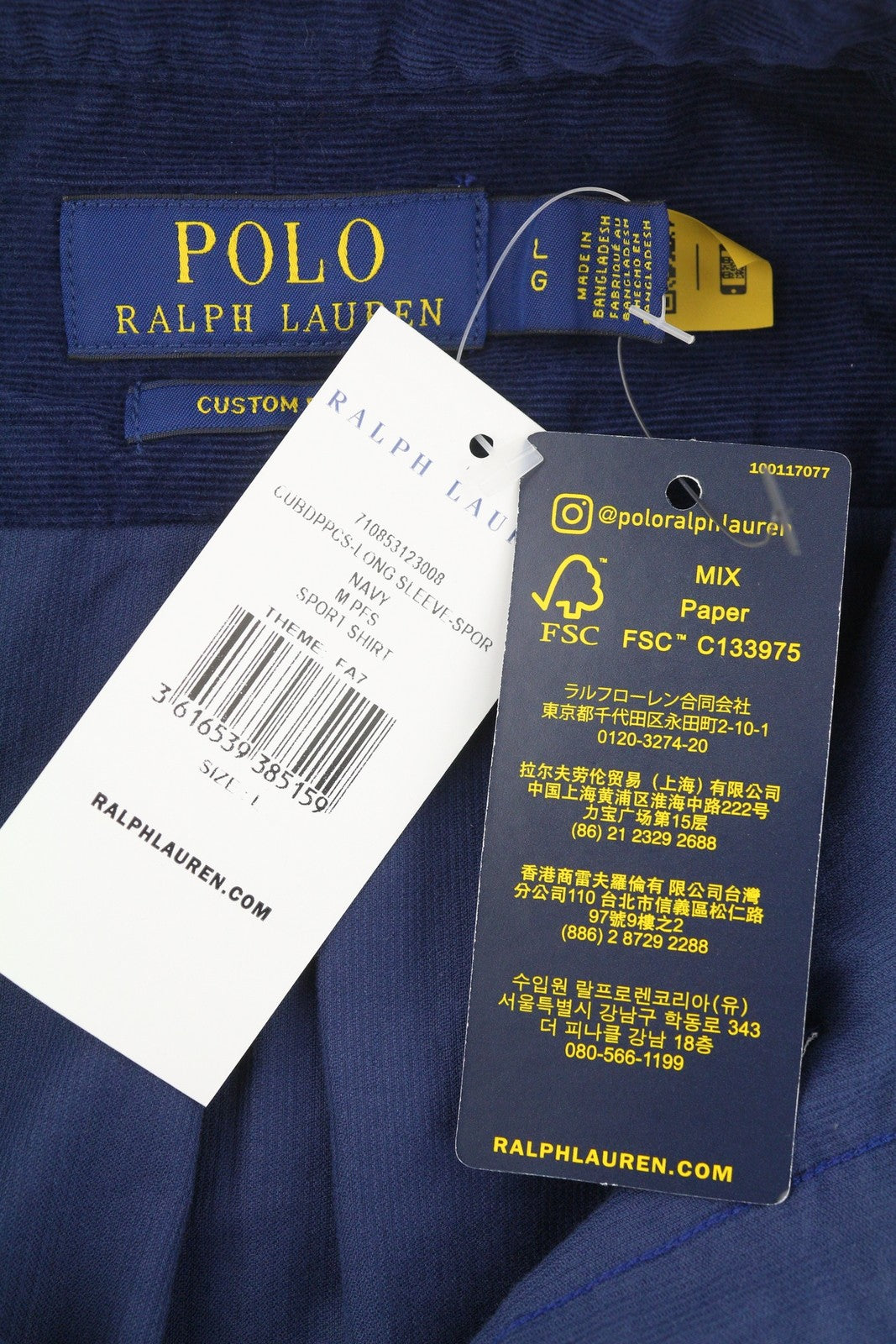 RALPH LAUREN vyriški marškinėliai, L dydžio, mėlyni, velvetiniai, individualaus kirpimo, su sagomis atspausdinta iškirpte, logotipas RRP169 