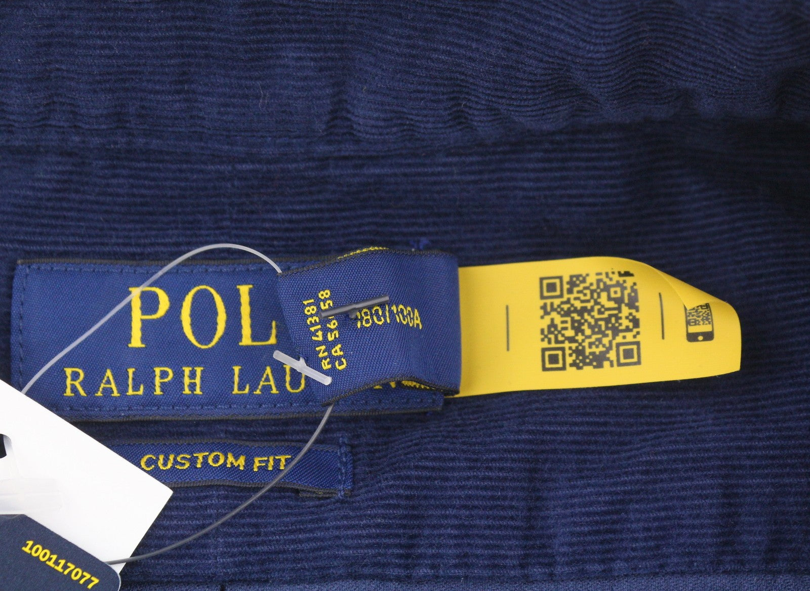 RALPH LAUREN vyriški marškinėliai, L dydžio, mėlyni, velvetiniai, individualaus kirpimo, su sagomis atspausdinta iškirpte, logotipas RRP169 