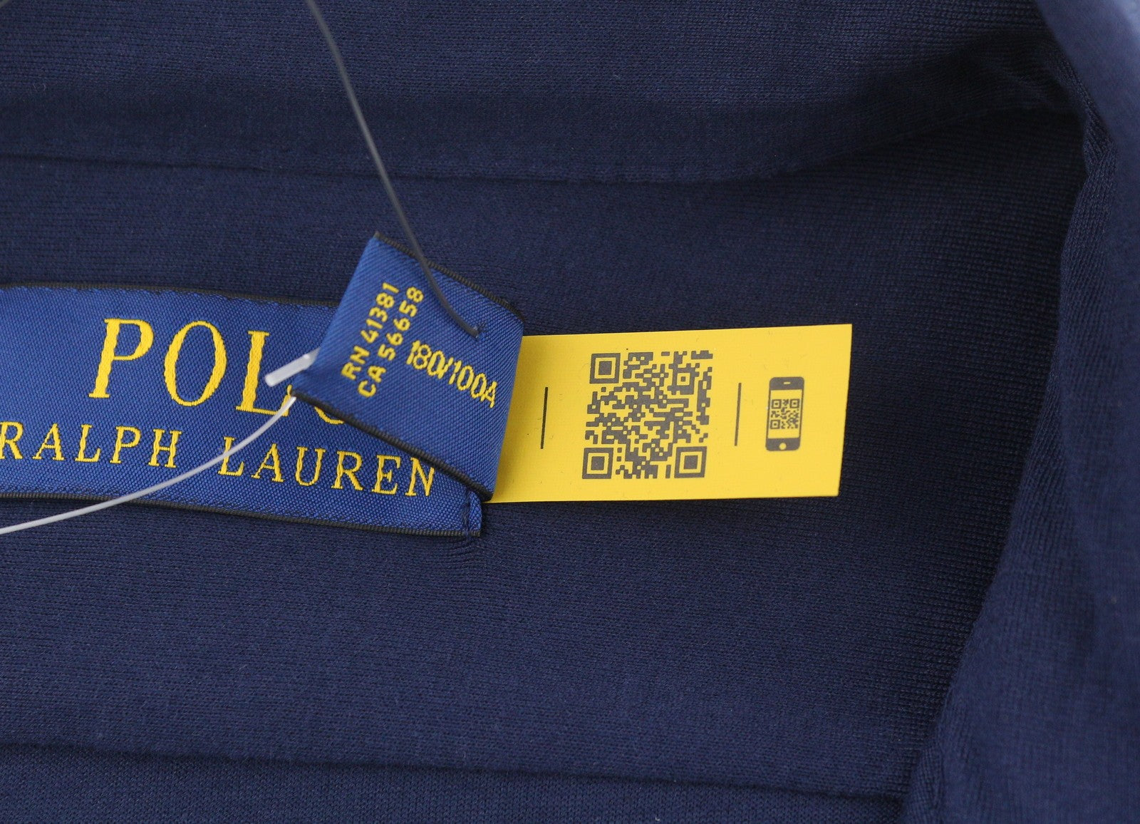 RALPH LAUREN vyriški marškinėliai L dydžio tamsiai mėlyni su iškirpte ir siuvinėtu logotipu RRP160 