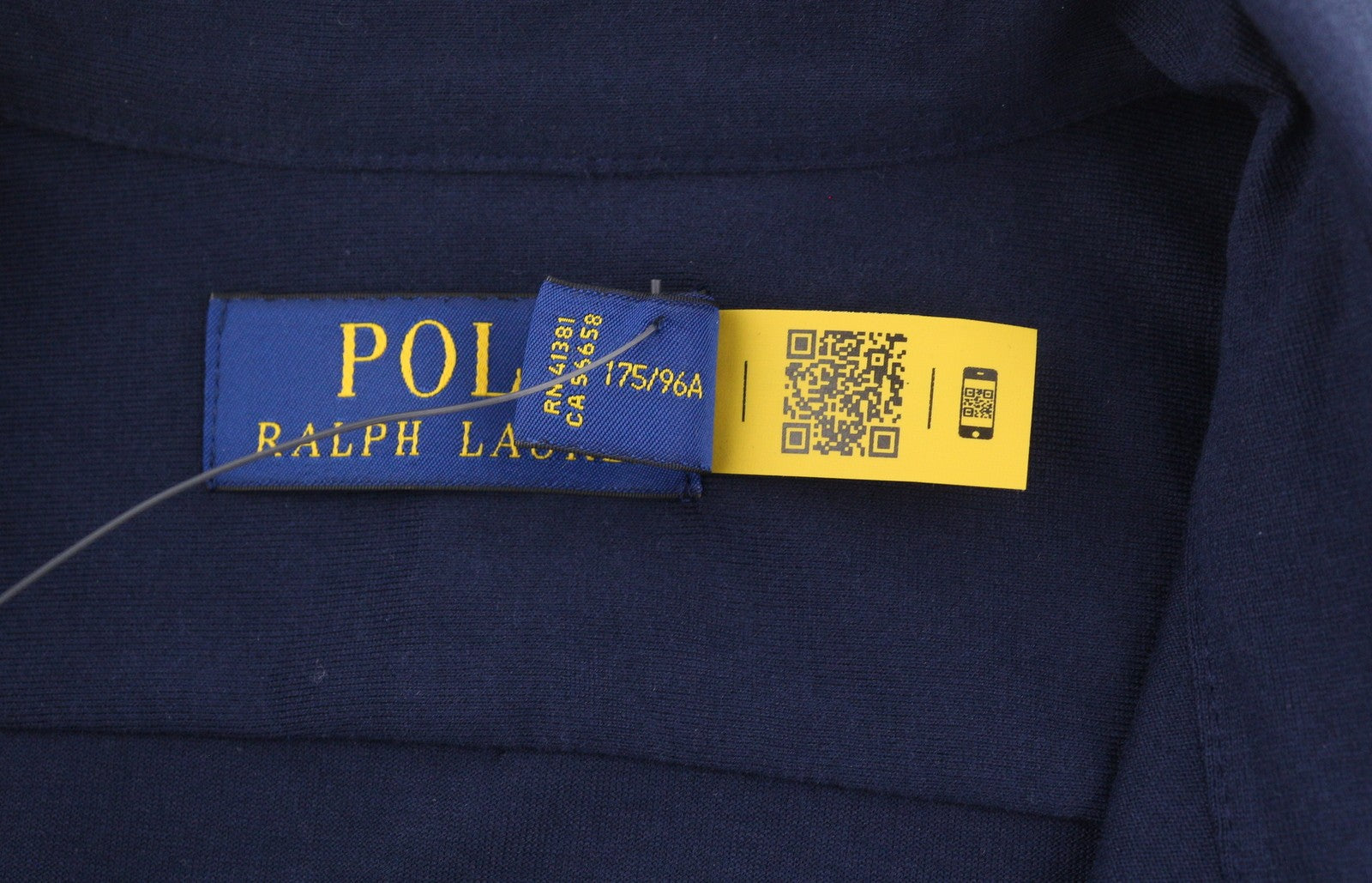 RALPH LAUREN vyriški marškinėliai M tamsiai mėlyni iškirpti su sagomis ir siuvinėtu logotipu RRP160 