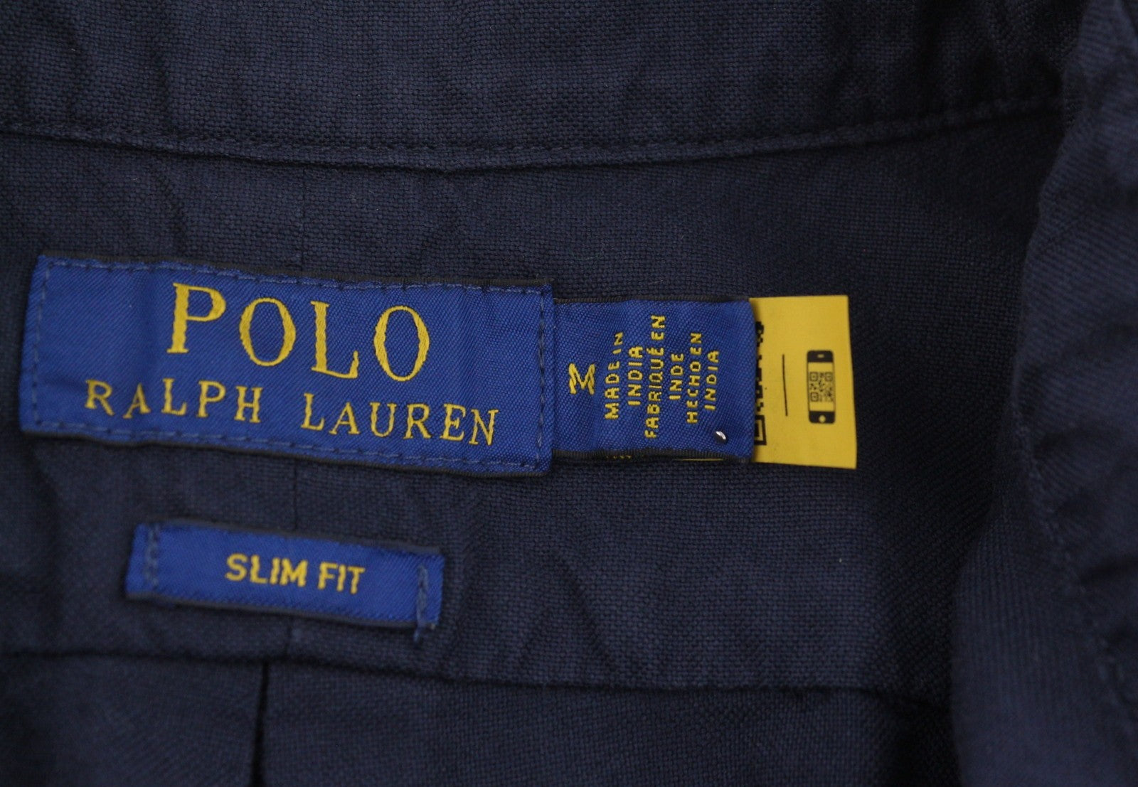 RALPH LAUREN „Core Replen“ vyriški marškinėliai M, mėlyni, su sagomis, prigludę, laisvalaikio stiliaus, RRP159 